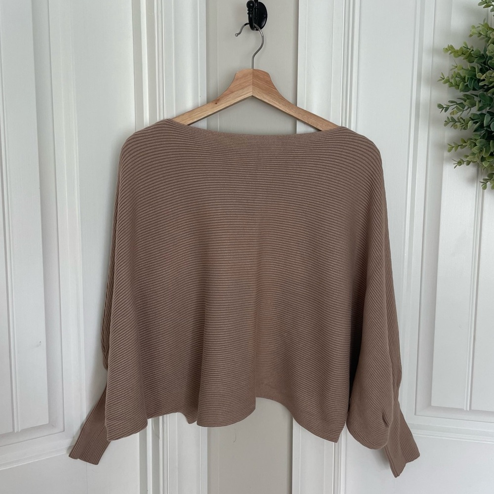 Altar’d State Ribbed Knit Dolman Sleeve Sweater